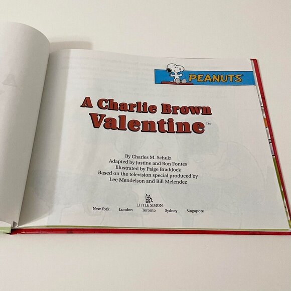 2003 Peanuts A Charlie Brown Valentine Charles M Schulz Hardcover Book - Picture 10 of 16